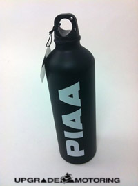 Piaa Aluminum Water Bottle - Black - 24oz - On Sale at UpgradeMotoring.com!