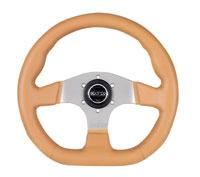 Sparco Faster Beige Steering Wheel from Upgrade Motoring