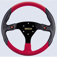 Sparco Flash 5 Blk/Red/Blk Steering Wheel from Upgrade Motoring