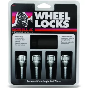 Gorilla Bolt Lock – 12×1.5 Chrome 28mm T/L Cone 4pk #47179N