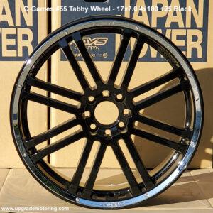 G-Games #55 Tabby Wheel – 17×7.0 4×100 +25 Black – Single