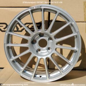 57 Motor Sport G07WT 18×9.0 5×114.3 +30 Shinning Silver Single