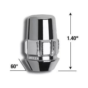 Gorilla Lock 12×1.5 Chrome Closed Acorn Lug 4pk 71631N