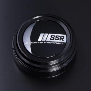 SSR Wheels Black “SI” B-Type High Center Cap #PARTS227BL