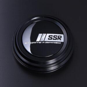 SSR Wheels Black “SI” B-Type Low Center Cap PARTS226BL