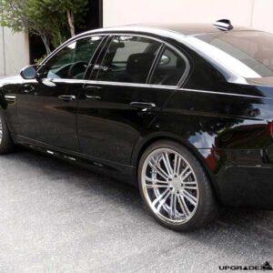 Black Fleet 320 Satsuma 20×8.5 +15 / 20×10.5 +20 Chrome Wheels