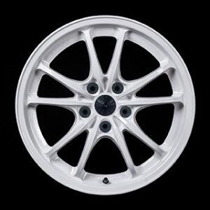 Mugen MC10 – 17×8.0 5×114.3 +45 White Wheel. #42700-MC10-780W-45