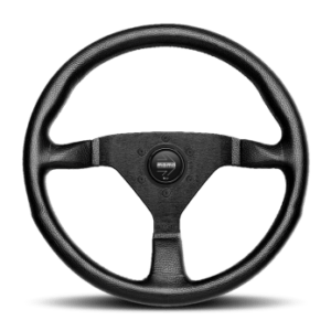 Momo Montecarlo 320mm Blk Leather/Red Stitch Steering Wheel MCL32BK3B