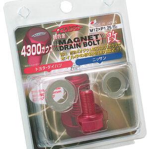Project Kics Magnetic Drain Plug Bolt – Red 12×1.25mm #MAG1