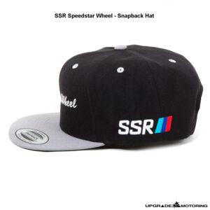 SSR Wheels Hat – Speedstar Wheel – Black/Gray – Snapback #TYSS112SSRHAT