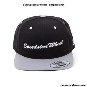 SSR Wheels Hat – Speedstar Wheel – Black/Gray – Snapback #TYSS112SSRHAT