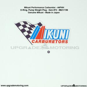 Mikuni Carburetor – O-Ring. 44/50 PHH #72 #B21/156