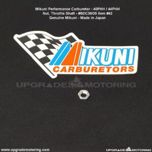 Mikuni Carburetor – Nut, Throttle Shaft – 40/44/50 PHH #42 #BDC36/35