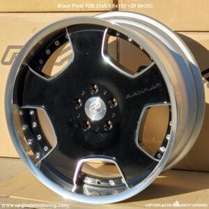 Black Fleet F2B 20×9.5 5×120 +29 Black/DC Wheel Single