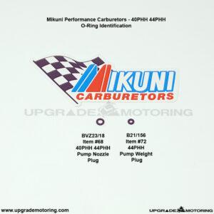 Mikuni Carburetor – O-Ring. 44/50 PHH #72 #B21/156