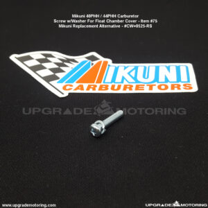 Screw w/washer,FCC – Mikuni 40/44 PHH Carburetor #CW2=0525-RS #75