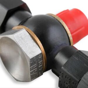 Earl’s Fuel Inlet Fitting – Banjo “T” Fitting Black #AT807991ERL