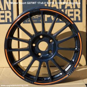 57 Motor Sport G07WT 17×8.0 5×114.3 +45 Winning Blue – Single
