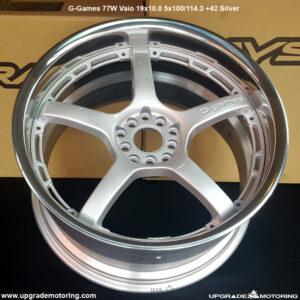 G-Games 77W Vaio 19×10.0 5×100/114.3 +42 Silver Single