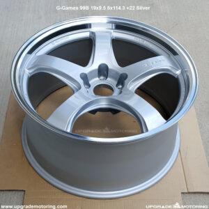 G-Games 99B 19×9.5 5×114.3 +22 Silver Wheel Single Display