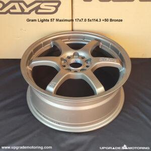 Gram Lights 57Maximum 17×7.0 5×114.3 +50 Bronze Wheel