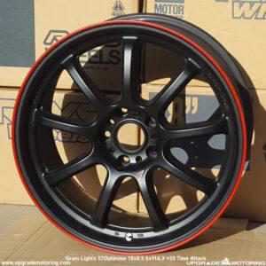 Gram Lights 57Optimise Wheel 18×8.5 5×114.3 +33 Time Attack – Single
