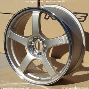 Gram Lights T57RC Wheel 18×7.5 5×100 +48 Champagne Gold Single