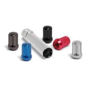 Gorilla Small Diameter Alum Racing Lug Blk 12×1.5 Closed Cone Ea #42138BK