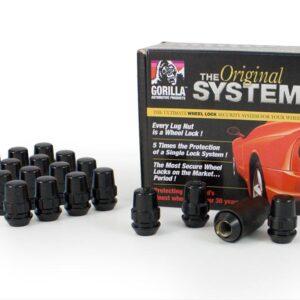 Gorilla Lock System 12×1.25 Black Closed Acorn 20pc Lug #71623NBC