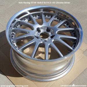 Volk Racing GT-M 18×9.0 5×114.3 +33 Silver Wheel