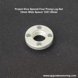 Project Kics Wide Thread 10mm Thick Spacer – Special 4 Prong Lug Nut 12X1.50mm