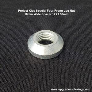 Project Kics Wide Thread 10mm Thick Spacer – Special 4 Prong Lug Nut 12X1.50mm