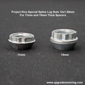 Project Kics Special Lug Nut – 15mm Spacer -Spline 12X1.50mm