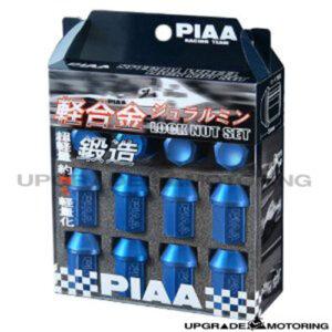 Piaa Super Lightweight Lock Nut Set Blue 12×1.25mm WLN2BS