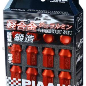 Piaa Super Lightweight Lock Nut Set Red 12×1.25mm #WLN2RS