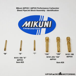 Mikuni Carburetor – Bleed Pipe Size M 40PHH #N101.190-M