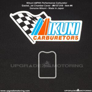 Mikuni Carburetor – Gasket, Jet Chamber Cover 44PHH #N107.018