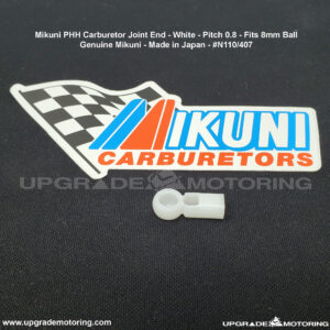 Mikuni Carburetor – Joint, Linkage Ball, White, Pitch 0.8 N110/407