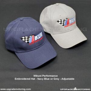 Mikuni Carburetor Hat – Grey, Embroidered Mikuni Performance Logo