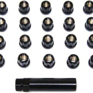 Muteki Open End Black 12×1.25mm Lug Nuts #31885B