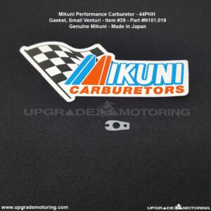 Mikuni Carburetor – Gasket, Small Venturi 44PHH #N101.019 #29