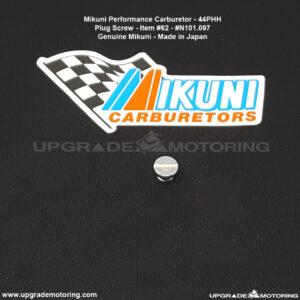 Mikuni Carburetor – Plug Screw 44PHH #N101.097 #62