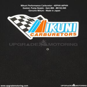 Mikuni Carburetor – Gasket, Pump Nozzle 40/44 PHH #66 #N102.065