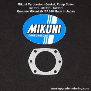 Mikuni Carburetor – Gasket, Pump Cover 40/44/50 PHH #54 #N107.048