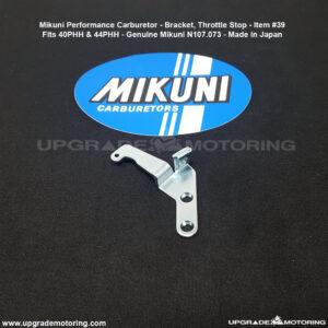 Mikuni Carburetor – Bracket, Throttle Stop 40PHH 44PHH #N107.073