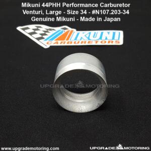 Mikuni Carburetor – Venturi, Large Size 34. 44PHH #N107.203-34