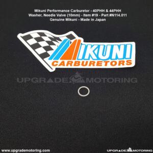 Mikuni Carburetor – Washer, Needle Valve. Item #19 #N114.011