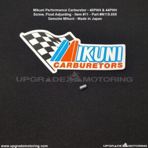 Mikuni Carburetor – Screw, Float Adjusting #11 #N115.005