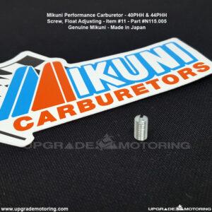 Mikuni Carburetor – Screw, Float Adjusting #11 #N115.005