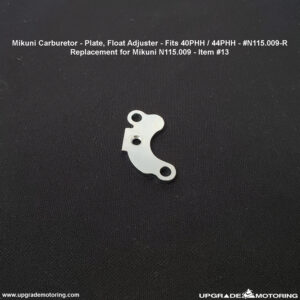 Mikuni Carburetor – Plate, Float Adjuster Item #13 #N115.009-R